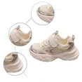 thumbnail image 7 of REDARER Girls Sneakers - Lightweight Soft Sole Running Shoes for Toddler Kids, Breathable Comfortable Casual Walking Shoes with Non- Flexible Design,Color:Beige,Size:3.5-4 Years, 7 of 7