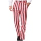 thumbnail image 1 of Pantalones de traje casuales con bolsillos y estampado de rayas rectas para hombre, 1 of 8