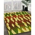 thumbnail image 3 of Ahgly Company Machine Washable Indoor Rectangle Transitional Red Brown Area Rugs, 4' x 6', 3 of 7