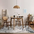 thumbnail image 4 of Luxe Weavers Modern Marble Swirl Gray 8x10 Area Rug for Bedroom, Metallic Abstract Carpet, 4 of 8