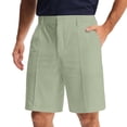 thumbnail image 2 of Men's Classic Fit Golf Shorts Lightweight Long Stretch Hiking Short with Pockets for Casual Work, 42, 2 of 4