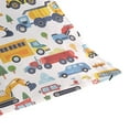 thumbnail image 7 of Cartoon Car Bus Truck Engineering Vehicle Throw Pillow Covers Couch Pillowcases Decor for Bed Sofa 18" x 18", 7 of 7