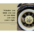 thumbnail image 3 of ArtsyQuotes 14x12 Black Modern Framed Museum Art Print Titled - Henry Ford Quote: Youre Right, 3 of 5