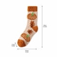 thumbnail image 3 of Lumtrix Fuzzy Socks For Women Men Cozy Winter Fluffy Slipper Socks Fall Soft Plush Warm Thick Socks For Sleeping, Lounge & Home Wear, Cute Thanksgiving Holiday Gifts B One Size, 3 of 5