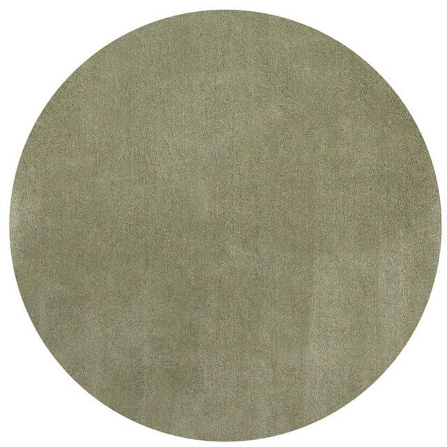 HomeRoots 352635 Tapis Rond en Polyester Sauge de 6 Pi