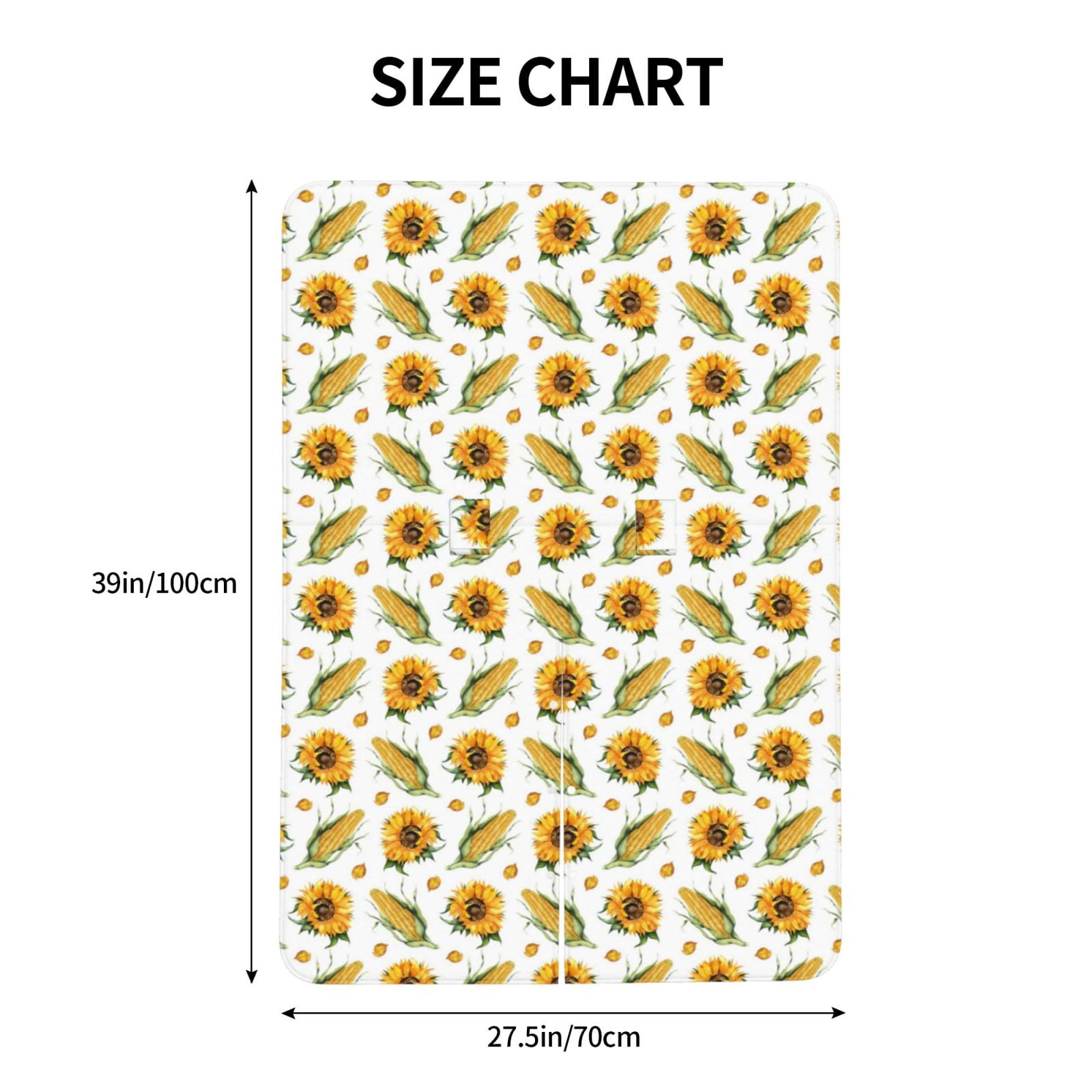 Naloa Corn Sunflowers Baby Car Seat Cover, Breathable Baby Carrier Cover, Multiuse Baby Carrier Cover & Nursing Breastfeeding Cover