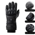 thumbnail image 5 of lcziwo Black Heated Gloves for Men Women, Waterproof Winter Motorcycle, Skiing, Snowboarding, Fast Heating Gloves Without Battery, 5 of 10