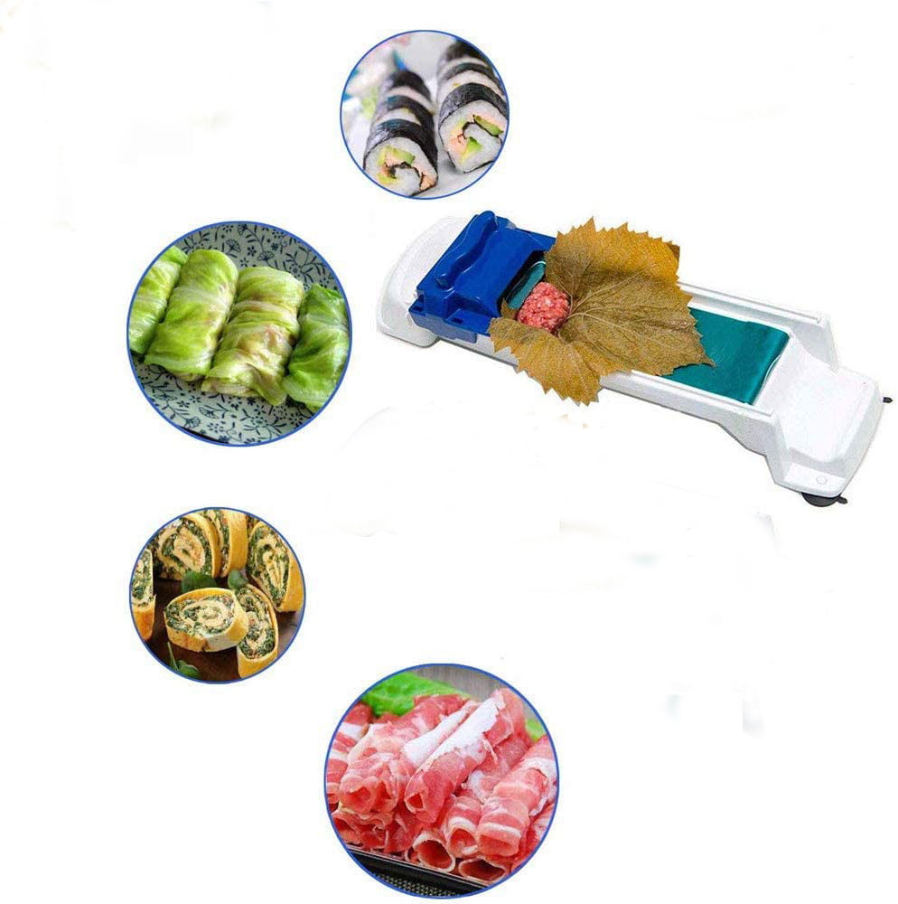 Sushi Maker Stuffed Grape Cabbage Leaf Rolling Machine Kitchen Magic Roll Sushi Maker Meat for Beginners and Children Vegetable Meat Roller 