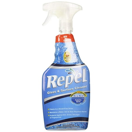 1 X Repel - Glass & Surface Cleaner, The world’s first “Dual Action” cleaner utilizing the revolutionary New 3D Nano-coat technology! By (World's Best Glass Cleaner)