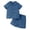 A5-Boys Summer Shorts Set-Navy, variant on Boy Clothes Boy Outfits 12-18 Months Boy Clothes Sleeveless T-Shirt Tee Tank Tops Joggers Casual Elastic Shorts 2Pcs Dailywear Set (12-18 Months,Blue) Boy Summer Sleeveless Tank Tops Set