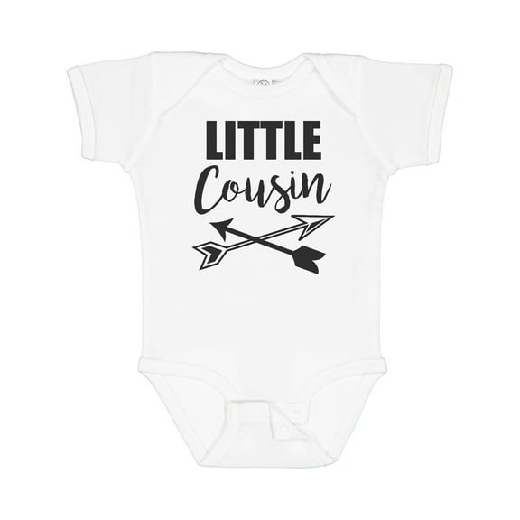 Inktastic Little Cousin with Arrows Boys or Girls Baby Bodysuit