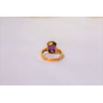 thumbnail image 5 of Amethyst Ring, Female Ring, Oval Cut Ring, Wedding Ring, 925 Sterling Silver Gold Over Ring, Gift For Him, 5 of 5