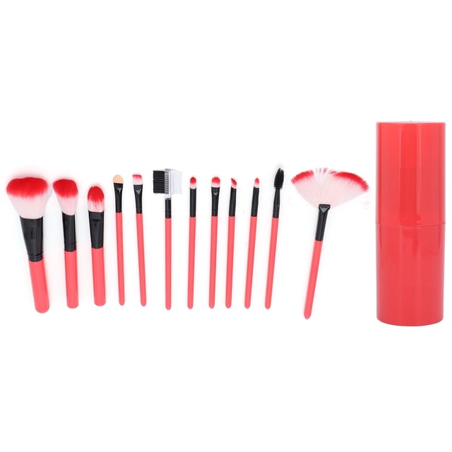 Brocha de maquillaje, juego de 12 brochas de maquillaje, brocha para base, brocha para sombra de ojos, muy versátil