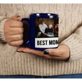 thumbnail image 2 of Printtoo PersonalizedPhotoCollage CoffeeMugBest Mom Ever Custom Picture Ceramic CupDishwasher & Microwave Safe- 11 Oz -Blue, 2 of 6