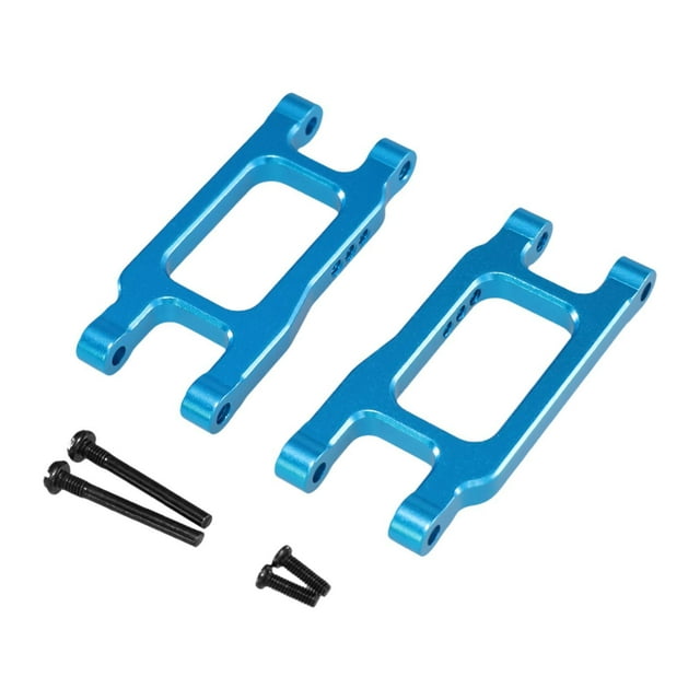 1/18 Kit de Actualización de Los Brazos Inferiores Del RC Fácil de Reemplazar Los Brazos de Control Inferior Del Automóvil RC Piezas de Modificación R Azul