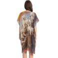 thumbnail image 3 of BZSMCE Women Creatively Tree-climbing Cuties Print Beach Cover-ups Size:S-2XL, 3 of 7