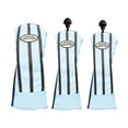 thumbnail image 1 of Headcovers with Strips PU Leather 1 3 5 Driver Fairway Black, 1 of 4