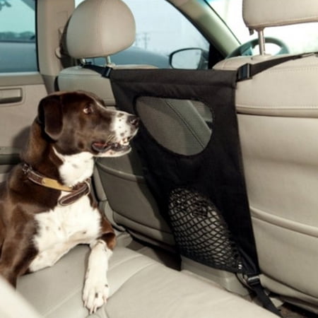 M Buder Dog Car Backseat Barrier Mesh Pet Travel Fence 27.95 x 17.72 inches / 71 x 45 cm for Safe Driving