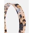 thumbnail image 4 of Scenario Women's Acetate Faux Tortoise Headband, Brown Multi, 4 of 5