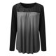 thumbnail image 3 of Camiseta de manga larga con estampado de encaje y cuello redondo para mujer Pompotops gfhjh9016, 3 of 3