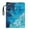 Blue Marble Texture with Gold Lines & Stars Pattern, variant on Student Gift Bag Book Protector, 11.42 x 8.66 Inch Polyester Easy Carry Book Case Book Organzier Holder Church Bible Bag with Pocket, Retro for Classmate