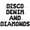 Black, variant on Letter Balloons - DISCO DENIM AND DIAMONDS 16" Inch Alphabet Letters Foil Mylar Balloon Bachelorette Party Banner (Blue)