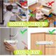 thumbnail image 2 of Paquete de 5 cerraduras para puerta de refrigerador, cerraduras de seguridad para niños para mini refrigerador, cerraduras para gabinetes a prueba de niños, F, 2 of 5