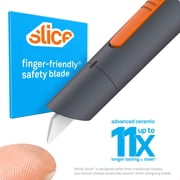 Slice Pen Cutter with Retractable Ceramic Safety Blade, 3-Position Manual Slider
