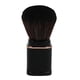 thumbnail image 2 of Brocha de maquillaje retráctil profesional/de viaje, suave, pequeña, con funda esponjosa Negro, 2 of 9