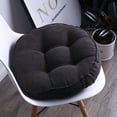 thumbnail image 1 of Xiao Hua Cojín Redondo Grueso para Silla de Comedor Marrón Oscuro -2 Piezas, Cojín de Encaje Suave Que Reduce la Presión, Cojín Antideslizante para Silla de Comedor para Sala de Estar Silla de Ocio,, 1 of 5