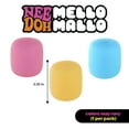 thumbnail image 5 of NeeDoh Mello Mallo PINK Stress Ball (Squishy Color Changing Marshmallow!), 5 of 7