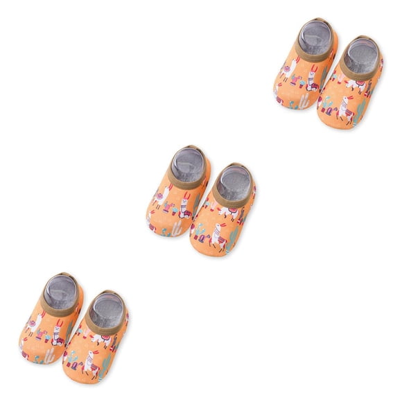 Soidarity 1 par de zapatillas de agua para niños, suela de silicona antideslizante, zapatos de natación adorables para niños y niñas, botas Type1 NO1