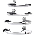 thumbnail image 4 of 4PCS Front Rear Left Right Exterior Door Handle Fits for Chrysler 300/300C,Dodge Magnum,Dodge Charger Driver Passenger Side Outer Door Handles (Chrome Silver), 4 of 6