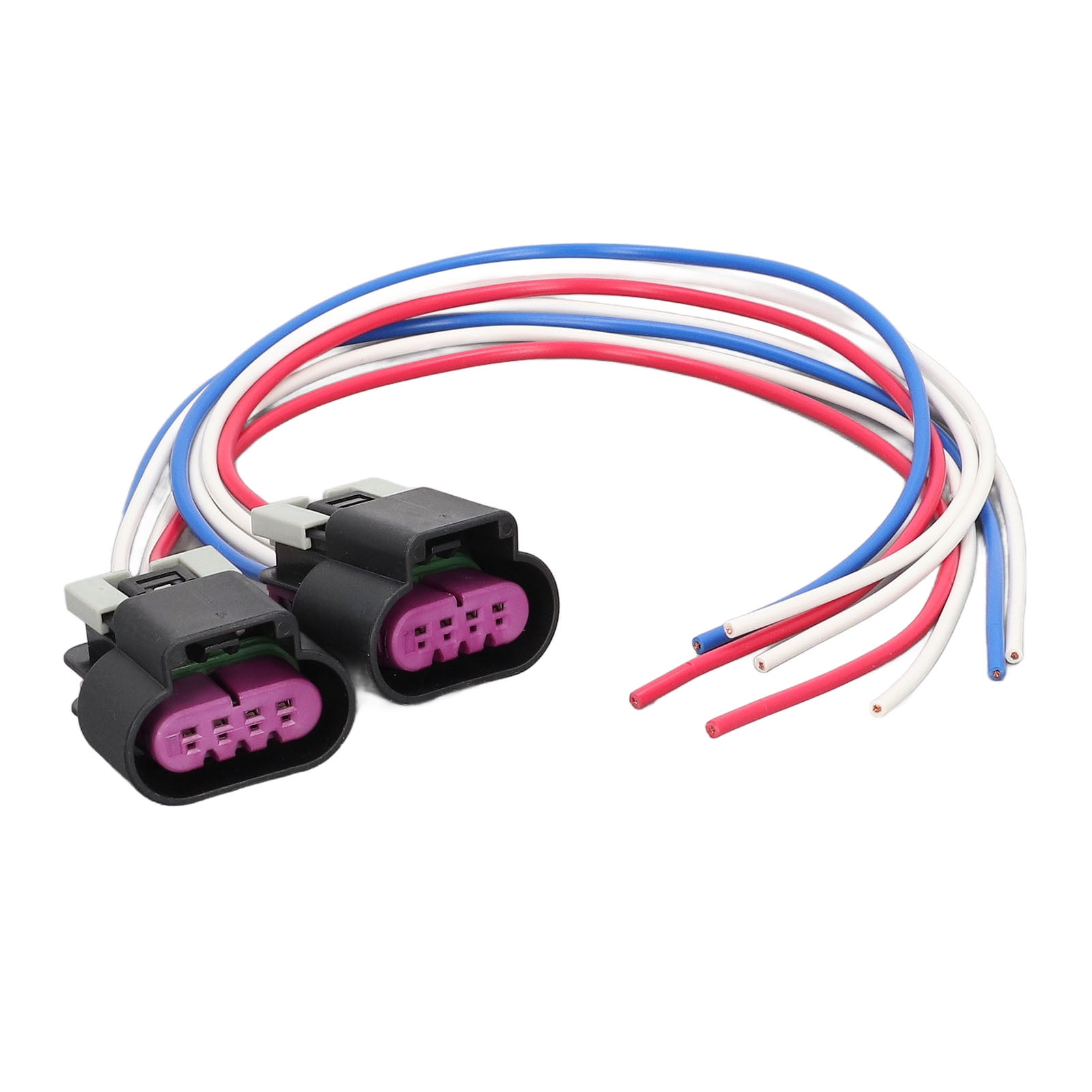 Headlamp Connector Plug, ABS Nylon Heavy Duty Excellent Conductivity