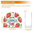 thumbnail image 3 of Strawberry Summer Time Word Napkin Holder for Table Clear Napkin Stand Paper Holder Acrylic Organizer Dispenser Napkins for Dinner Kitchen Restaurant Room, 3 of 8
