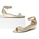 thumbnail image 4 of Sandalias de Cuña DREAM PAIRS Ingrid Doradas con Correa al Tobillo 4.5 cm, 4 of 7