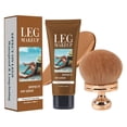 thumbnail image 2 of Cevemin Waterproof Leg Makeup Cover Up Cream - Long Lasting Body Coverage for Legs, Arms, Face with Large Makeup Brush, 100ml, 2 of 5
