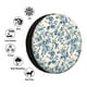 thumbnail image 4 of Balery Vintage Blue Floral Cubiertas para Neumáticos - Protector Resistente para Neumáticos de Camioneta, SUV, Remolque, Camper y RV-14 inch, 4 of 6