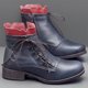 thumbnail image 1 of Botas con cremallera y vendaje a la moda para mujer, botas informales cálidas de tacón medio, botas de tubo medio Wmkox8yii sdhk430, 1 of 3