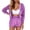 Purple, variant on Track Suits for Women Set Long Sleeve Zip Up Cropped Hoodie Jacket and Shorts 2 Piece Matching Set Sweat Shorts Sets