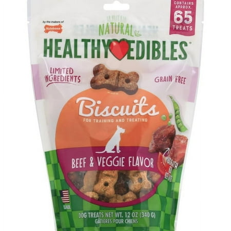 UPC: 0018214844891 | Nylabone Healthy Edibles All Natural Grain Free Limited Ingredient Beef and Veggie Biscuits