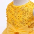 thumbnail image 5 of JAJAHO Girls Sparkly Sequins Dresses Flower Girl Dress Beaded Appliques Sleeveless Tutu Midi Ball Gown For Wedding Birthday Party 2-10Y, 5 of 8