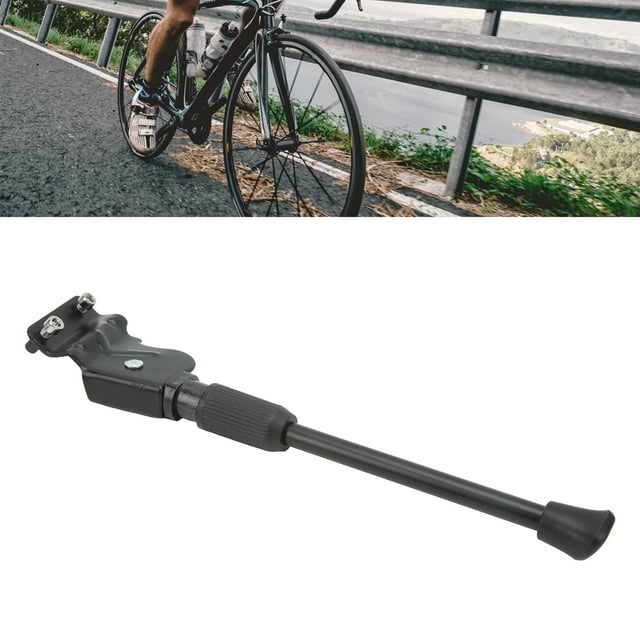 Bike Side Support, Scratch 26in Metal Bike Kickstand Stability Large Bearing Capacity Replacement Part For Outdoor Cycling