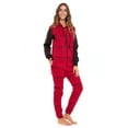 thumbnail image 4 of Unisex Sleepwear Adult Jumpsuit for Women One Piece Pajamas Ladies Non Footed Union Suit Pajamas, 4 of 7