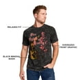 thumbnail image 3 of Five Nights At Freddy's I Always Come Back Men's Black Mineral Wash Crew Neck Short Sleeve T-shirt-Small, 3 of 6