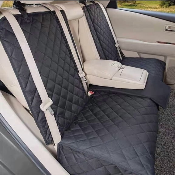 Dog Car Seat Cover Pet Travel Carrier Mattress Waterproof Dog Car Seat Protector With Middle Seat Armrest For Dogs