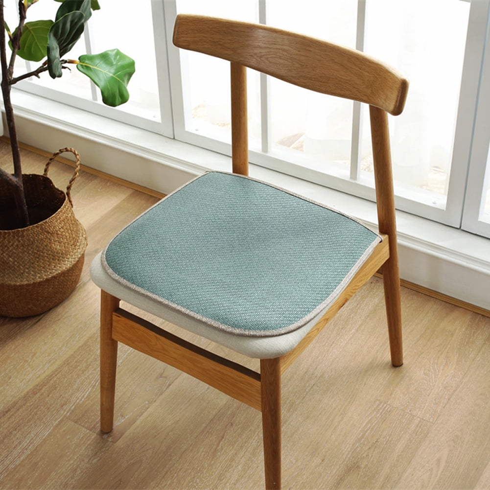 Ice Silk Dining Chair Cushion Cool Spring Summer Vine Seat Pad with