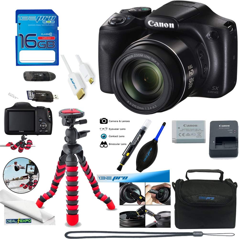 Canon PowerShot SX540 HS with 50x Optical Zoom and BuiltIn WiFi