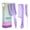 Purple 3Pcs, variant on Curly Hair Brush & Curl Defining Brush – Easily Detangles Knots with Less Pulling – Styles Wet or Dry Hair, Tames Frizz for All Curl Types (Pink)