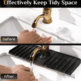 thumbnail image 4 of Silicone Faucet Handle Drip Catcher Tray，Kitchen Guard Silicone Faucet Sink Splash Guard, Sink Faucet Mat, 4 of 5